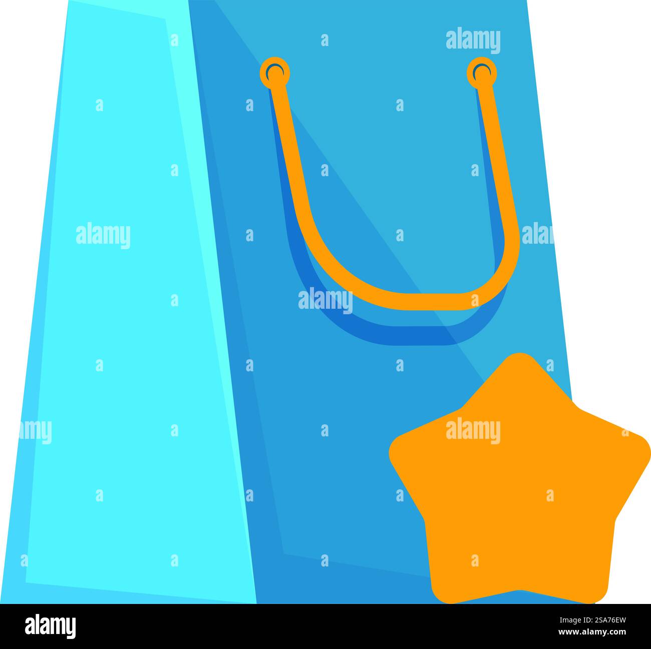 Sac à provisions bleu avec un avis cinq étoiles montrant la satisfaction du client. Sac à provisions bleu affichant un avis client cinq étoiles Illustration de Vecteur Sac à provisions bleu avec un avis cinq étoiles montrant la satisfaction du client. Sac à provisions bleu affichant un avis client cinq étoiles Illustration de Vecteur