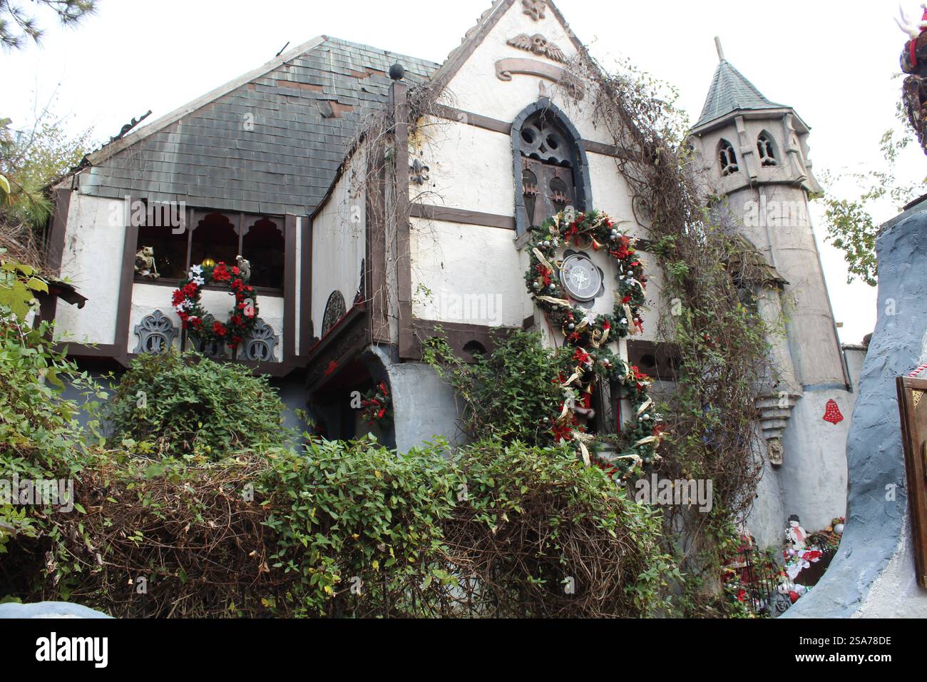 Décorations de vacances au Texas Renaissance Festival Banque D'Images