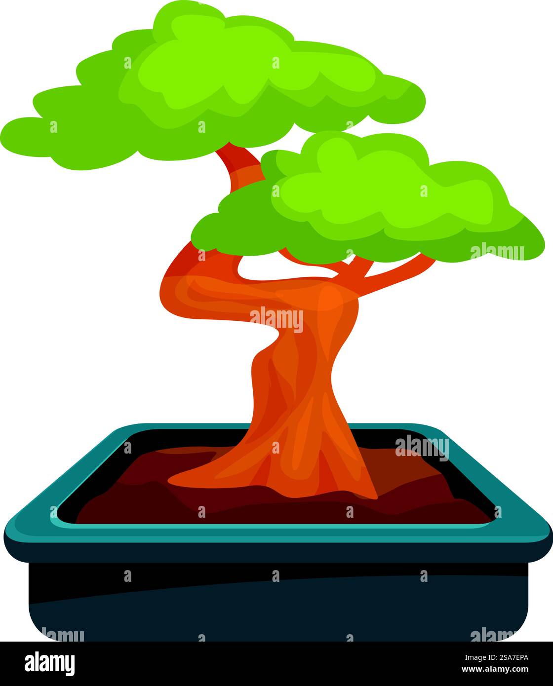 Petit bonsaï avec un tronc courbé épais poussant dans un pot. Petit arbre de bonsaï poussant dans un pot Illustration de Vecteur Petit bonsaï avec un tronc courbé épais poussant dans un pot. Petit arbre de bonsaï poussant dans un pot Illustration de Vecteur