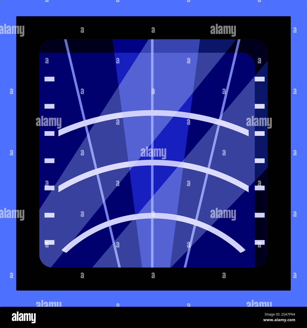 Oscilloscope vintage affichant des formes d'onde de signal électronique, parfait pour les projets liés à l'électronique, la technologie et l'ingénierie. Oscilloscope vintage affichant des formes d'onde de signaux électroniques Illustration de Vecteur