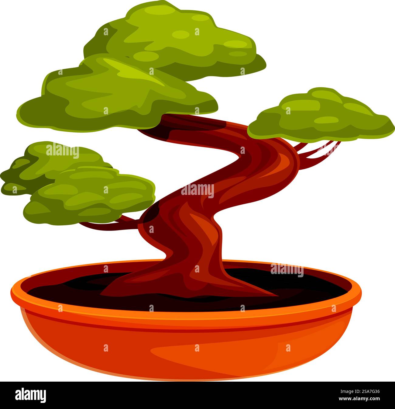 Un petit bonsaï avec un tronc courbé pousse dans un pot de fleurs en terre cuite. Petit arbre bonsaï poussant dans un pot de fleurs Illustration de Vecteur Un petit bonsaï avec un tronc courbé pousse dans un pot de fleurs en terre cuite. Petit arbre bonsaï poussant dans un pot de fleurs Illustration de Vecteur