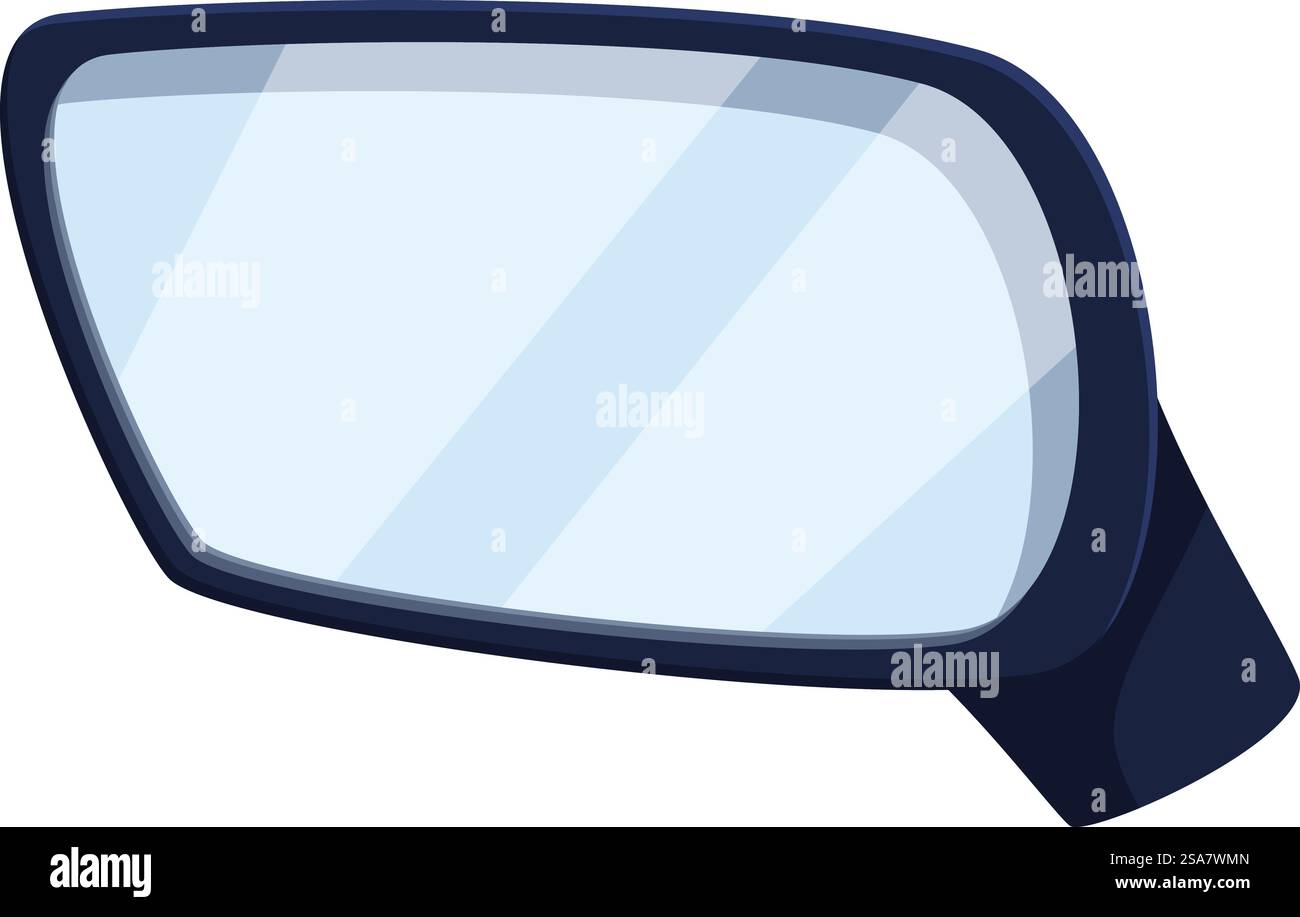 Rétroviseur latéral réfléchissant le ciel sur fond blanc. Le rétroviseur latéral réfléchit le ciel bleu Illustration de Vecteur Rétroviseur latéral réfléchissant le ciel sur fond blanc. Le rétroviseur latéral réfléchit le ciel bleu Illustration de Vecteur
