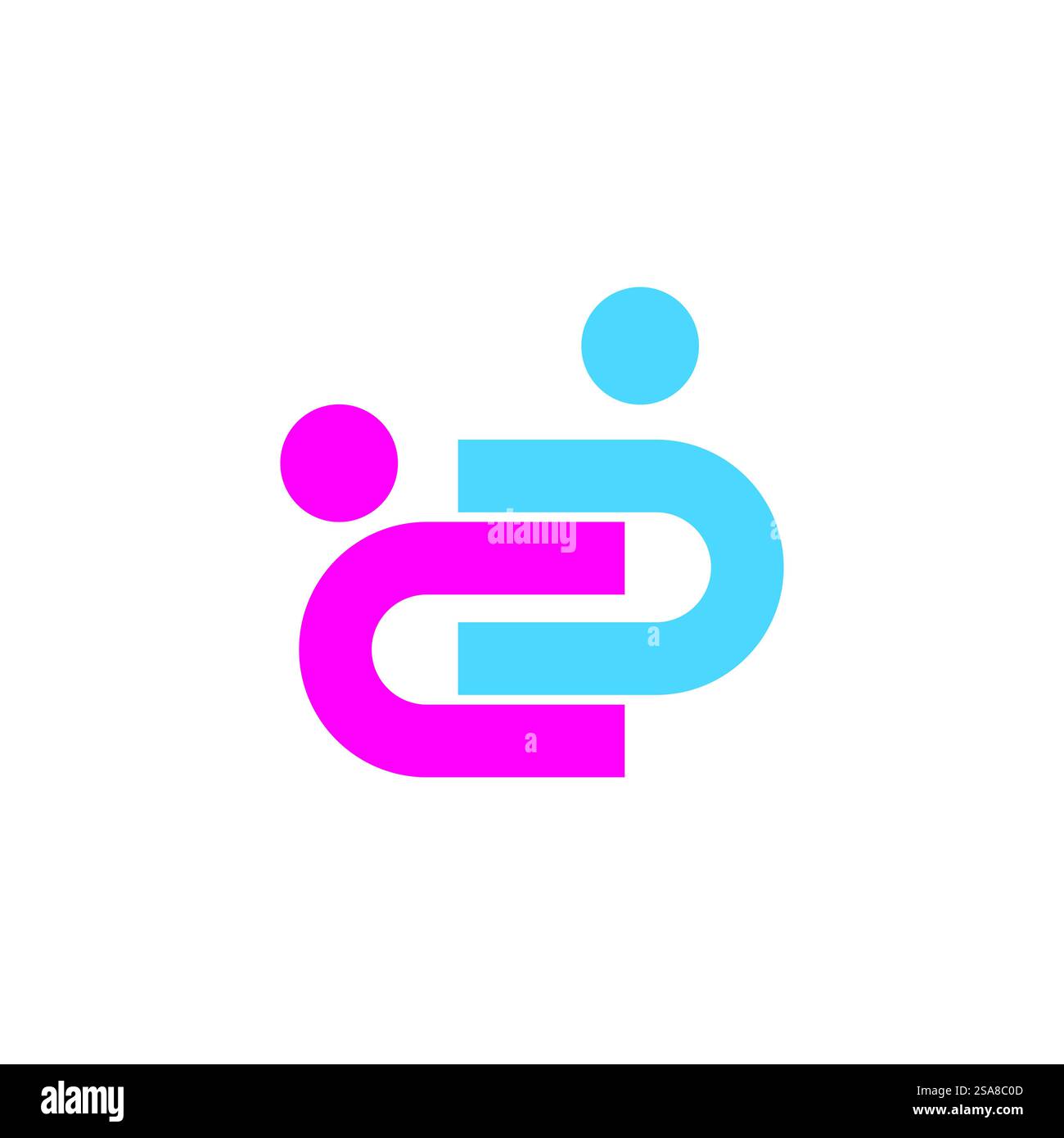 Conception de personnes de logo communautaire, de réseau et social Illustration de Vecteur