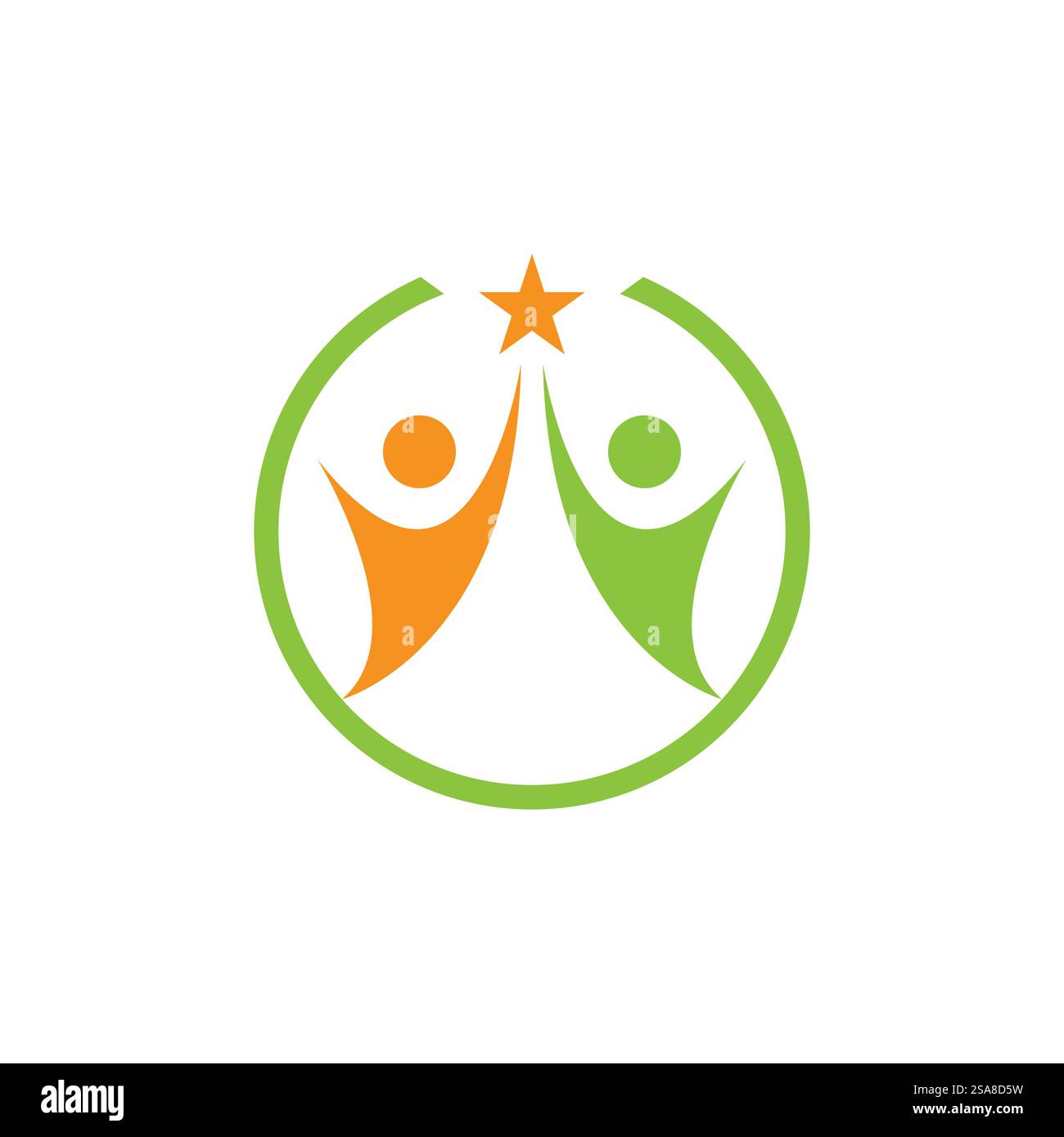 Conception de personnes de logo communautaire, de réseau et social Illustration de Vecteur