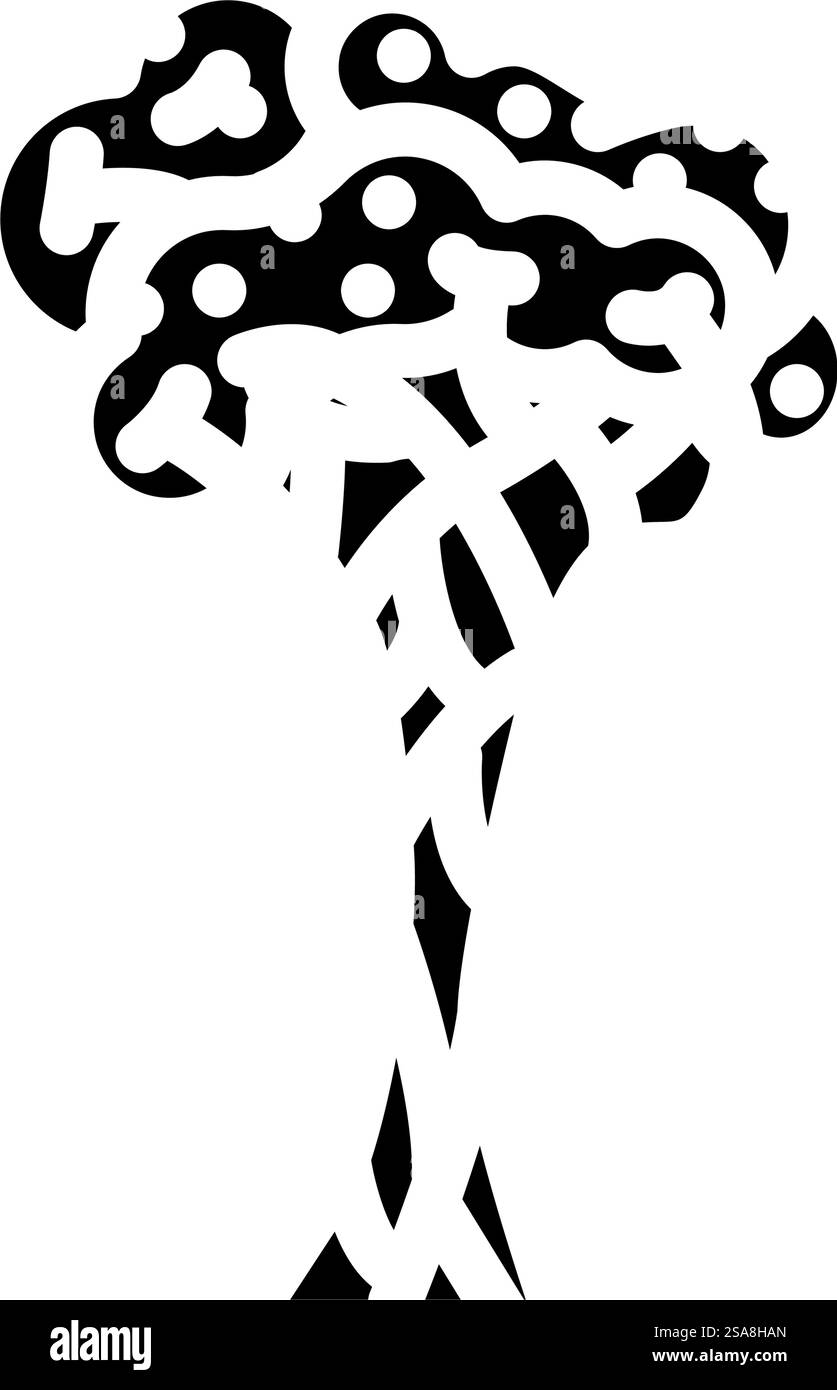 vecteur d'icône de glyphe de figue jungle amazon strangler. strangler figuier jungle amazon signe. illustration de symbole isolé. strangler figue jungle amazon icône glyphe illustration vectorielle Illustration de Vecteur