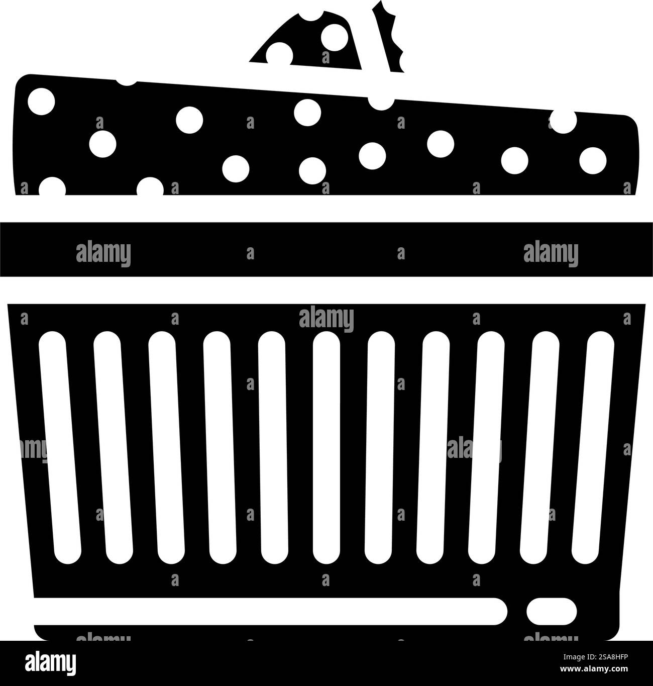 vecteur d'icône de glyphe de souffle de cuisine française. signe de soufflé de cuisine française. illustration de symbole isolé. illustration vectorielle d'icône de glyphe de la cuisine française souffle Illustration de Vecteur