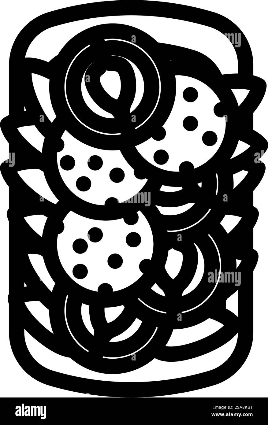 vecteur d'icône de ligne de cuisine italienne de salade caprese. panneau de cuisine italienne à salade caprese. illustration noire du symbole de contour isolé. illustration vectorielle d'icône de ligne de cuisine italienne de salade caprese Illustration de Vecteur