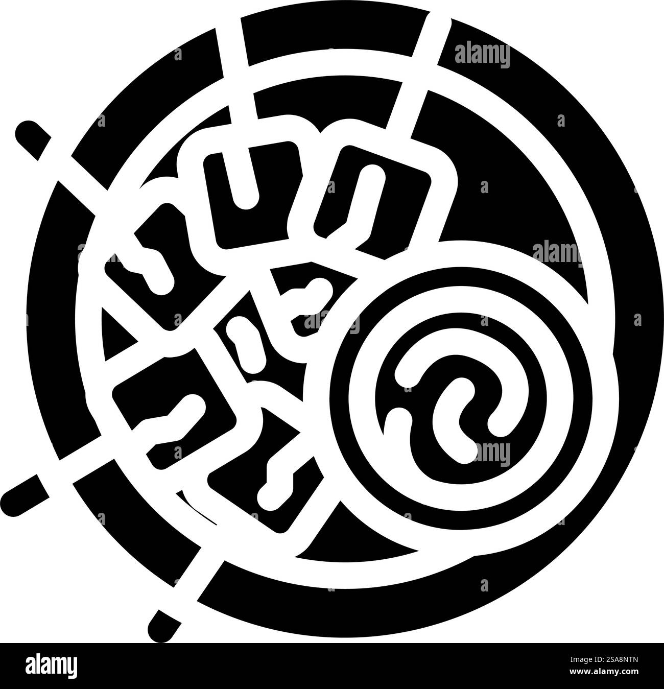 vecteur d'icône de glyphe de cuisine espagnole patatas bravas. patatas bravas signe de cuisine espagnole. illustration de symbole isolé. patatas bravas cuisine espagnole illustration vectorielle d'icône de glyphe Illustration de Vecteur