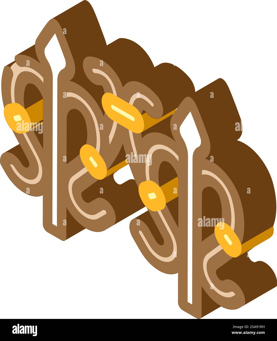 vecteur d'icône isométrique de forgeron d'artisanat en métal. signe de forgeron artisanal en métal. illustration de symbole isolé. illustration vectorielle d'icône isométrique de forgeron d'artisanat en métal Illustration de Vecteur