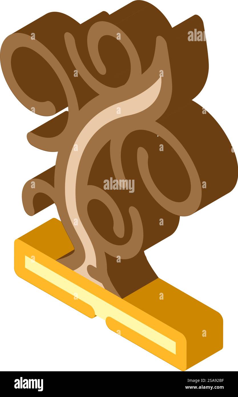 vecteur d'icône isométrique metal artist blacksmith. signe de forgeron artiste métal. illustration de symbole isolé. illustration vectorielle d'icône isométrique d'artiste de forgeron de métal Illustration de Vecteur