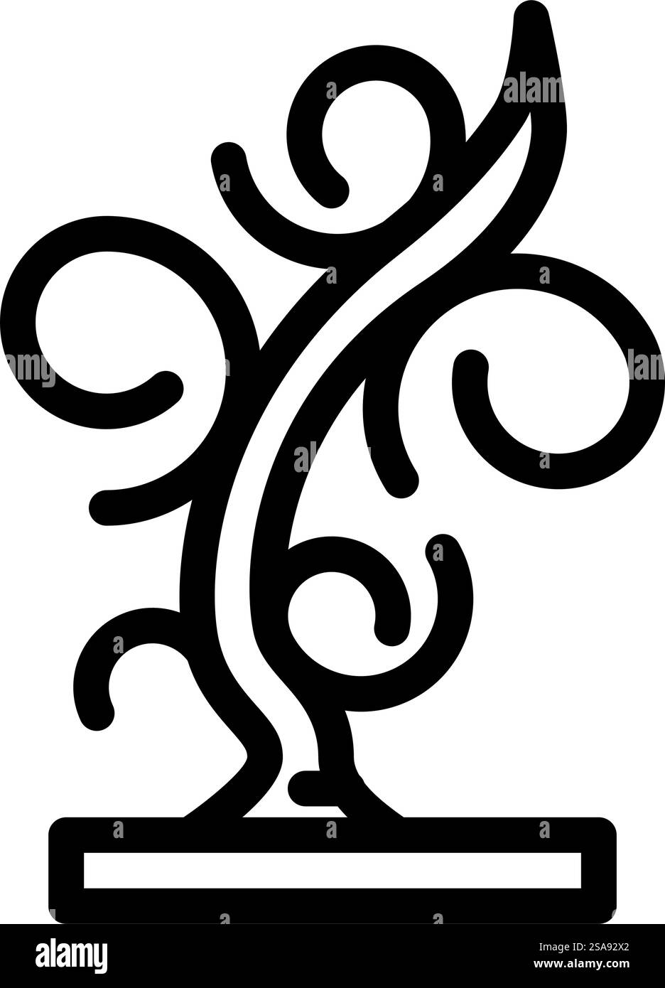 vecteur d'icône de ligne de forgeron d'artiste en métal. signe de forgeron artiste métal. illustration noire du symbole de contour isolé. illustration vectorielle d'icône de ligne de forgeron d'artiste en métal Illustration de Vecteur