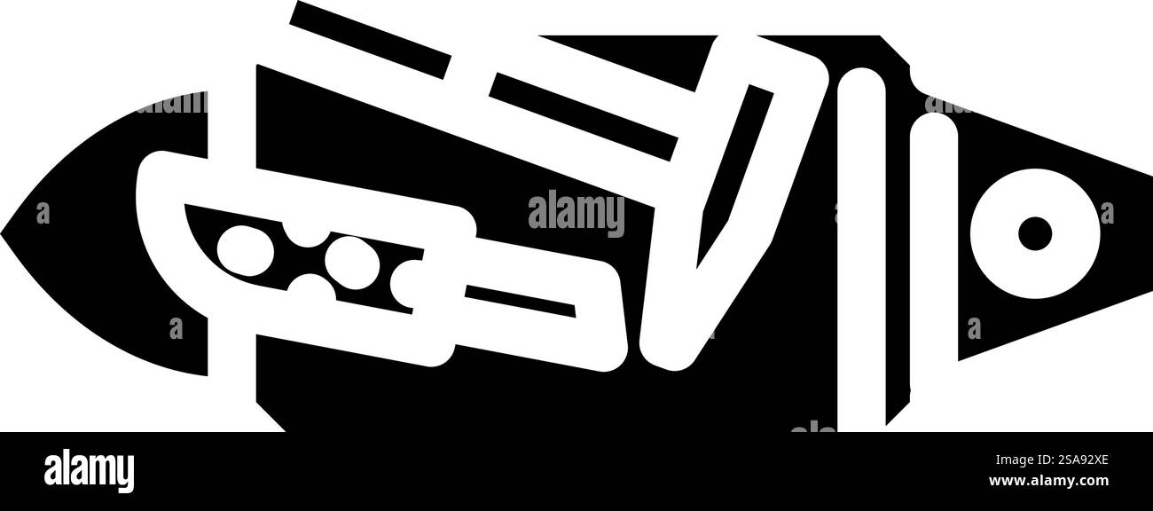 vecteur d'icône de glyphe en métal forgé à la main. signe en métal forgé à la main. illustration de symbole isolé. illustration vectorielle d'icône de glyphe en métal forgé à la main Illustration de Vecteur