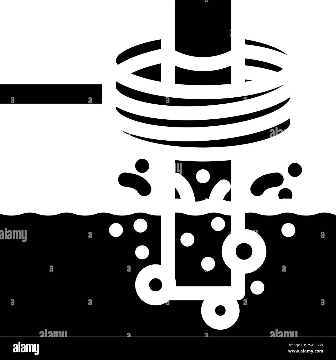 vecteur d'icône de glyphe de métal de forgeron durcissant. panneau en métal de forgeron durcissant. illustration de symbole isolé. illustration vectorielle d'icône de glyphe en métal de forgeron durcissant Illustration de Vecteur