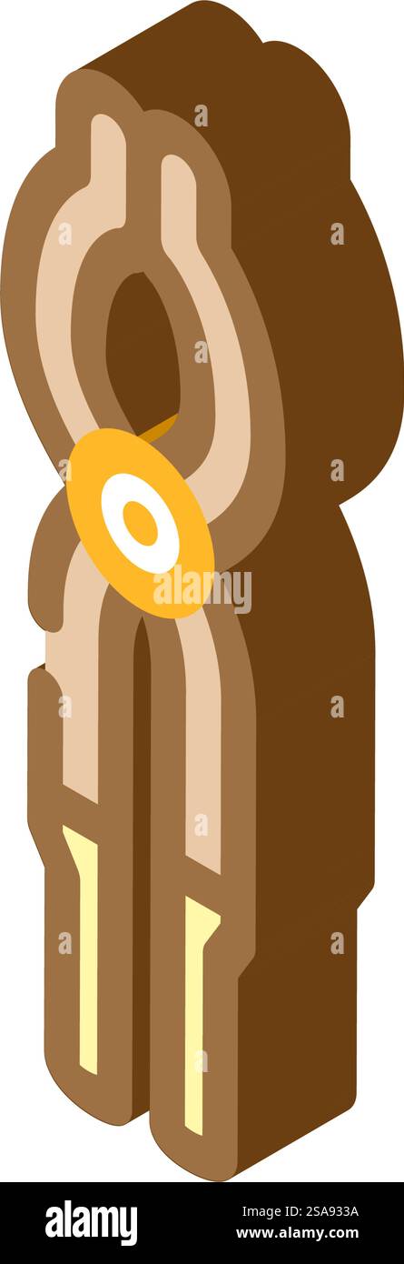 vecteur d'icône isométrique de métal de forgeron de pince. pince signe en métal de forgeron. illustration de symbole isolé. illustration vectorielle d'icône isométrique en métal de forgeron de pince Illustration de Vecteur