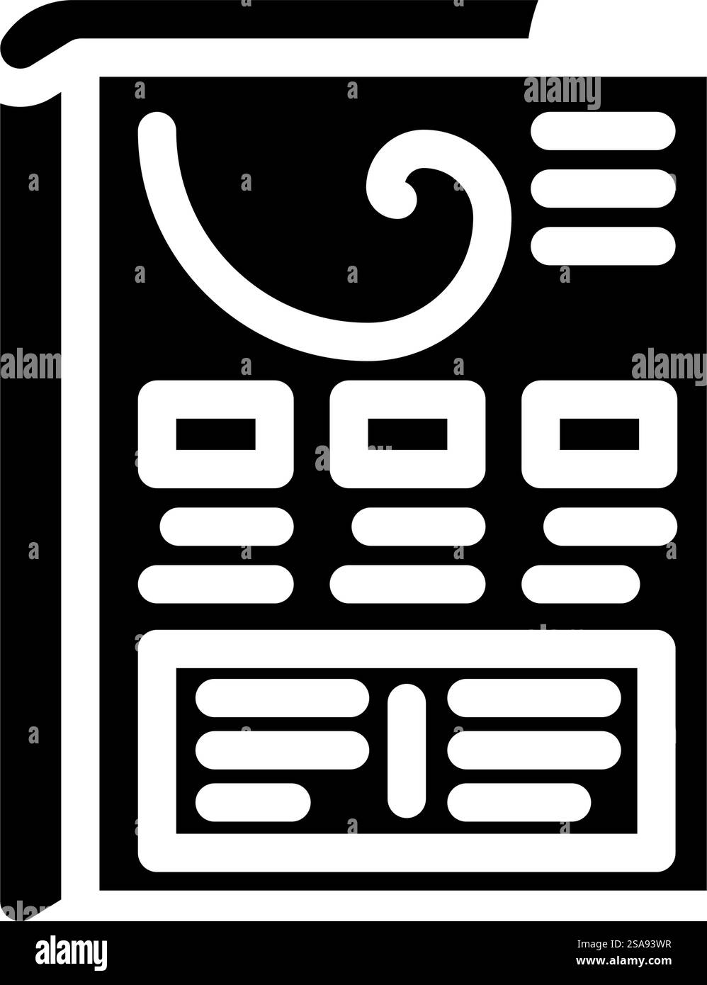 assistant du vecteur d'icône de glyphe ui ux test oz. assistant du signe ui ux test oz. illustration de symbole isolé. assistant d'oz testing ux ui illustration vectorielle d'icône de glyphe Illustration de Vecteur