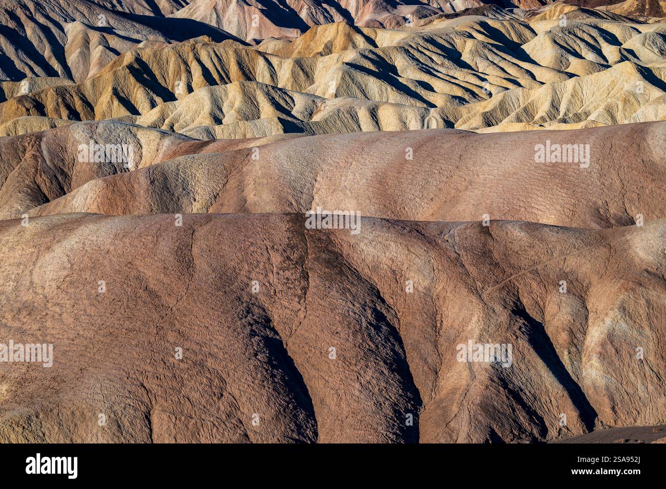 Zabriskie Point, Death Valley National Park, California, USA Banque D'Images