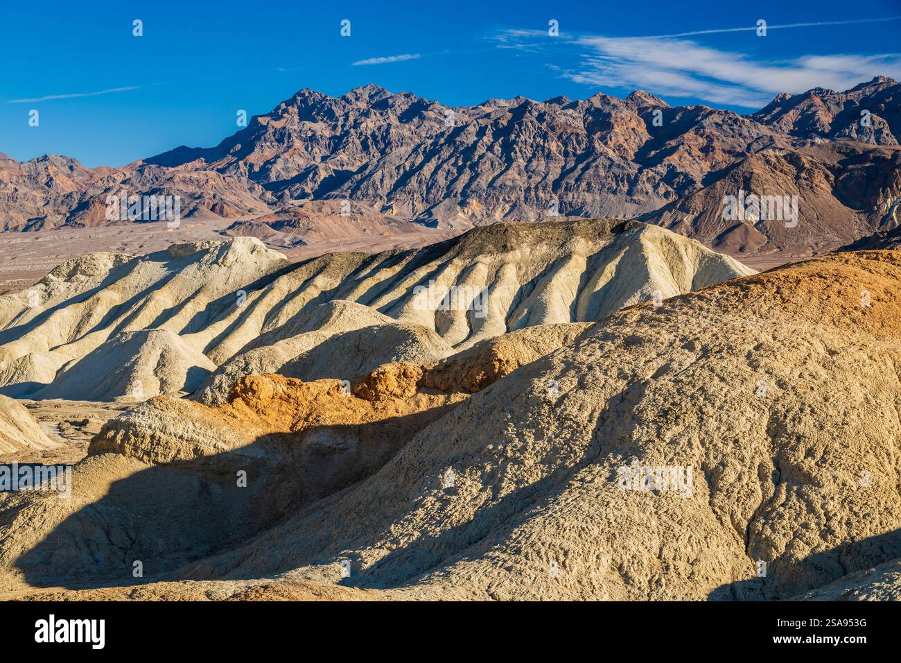 Vingt-mule Team Canyon, parc national de la Vallée de la mort, Californie, États-Unis Banque D'Images