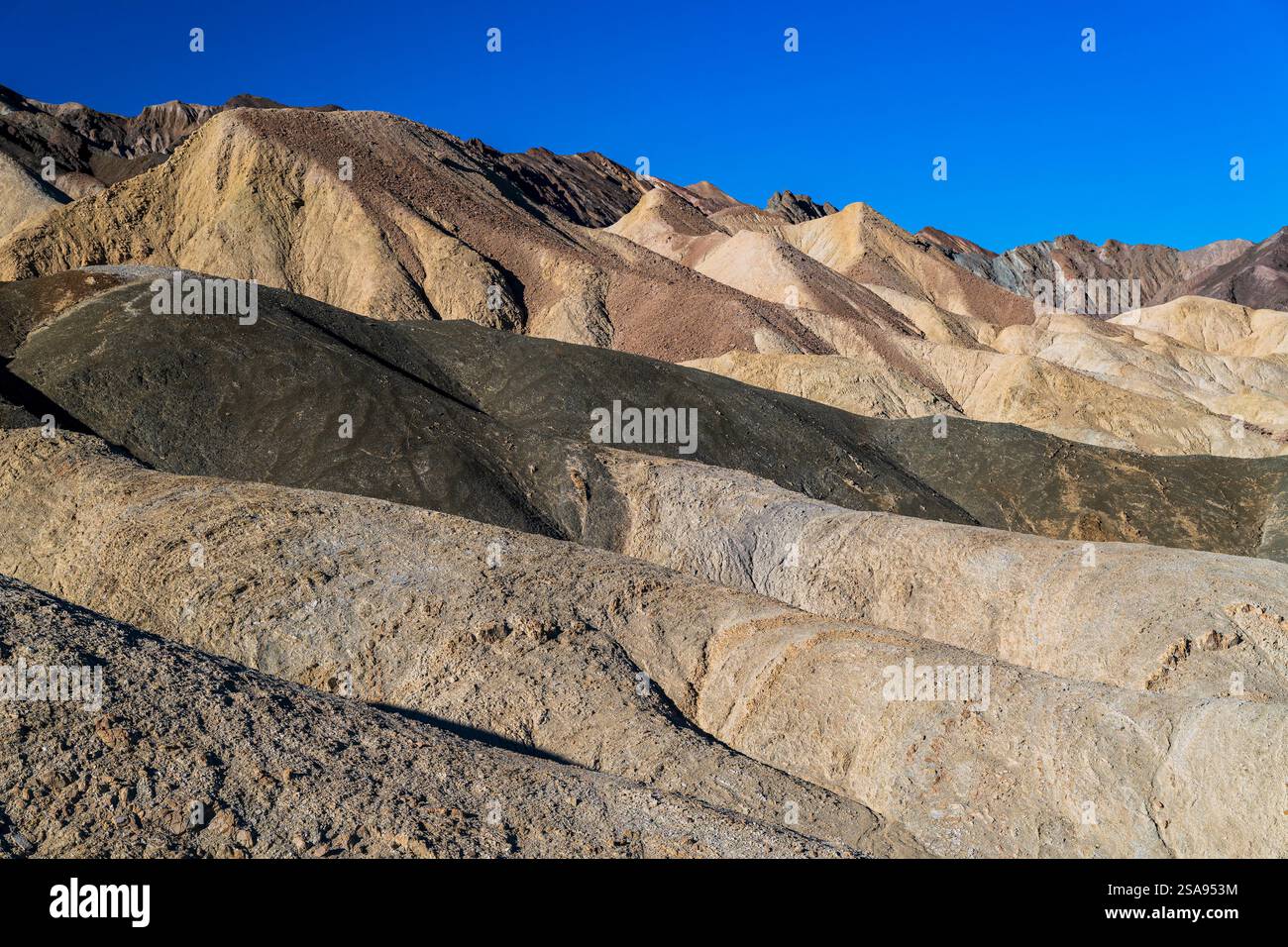 Vingt-mule Team Canyon, parc national de la Vallée de la mort, Californie, États-Unis Banque D'Images