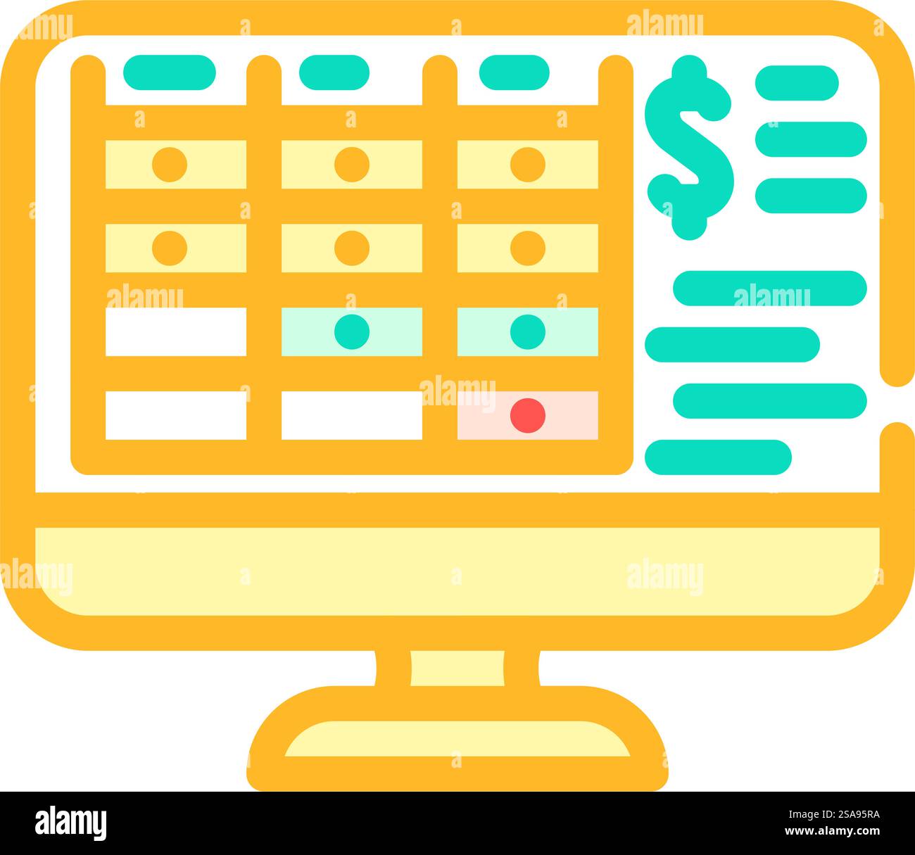 vecteur d'icône de couleur d'opportunités de parrainage. signe des opportunités de parrainage. illustration de symbole isolé. illustration vectorielle d'icône de couleur d'opportunités de parrainage Illustration de Vecteur