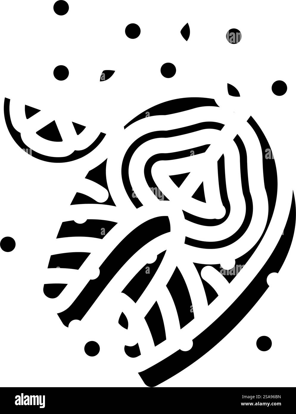 vecteur d'icône de glyphe de nourriture rapide de poisson frit. affiche de restauration rapide de poisson frit. illustration de symbole isolé. illustration vectorielle d'icône de glyphe de nourriture rapide de poisson frit Illustration de Vecteur