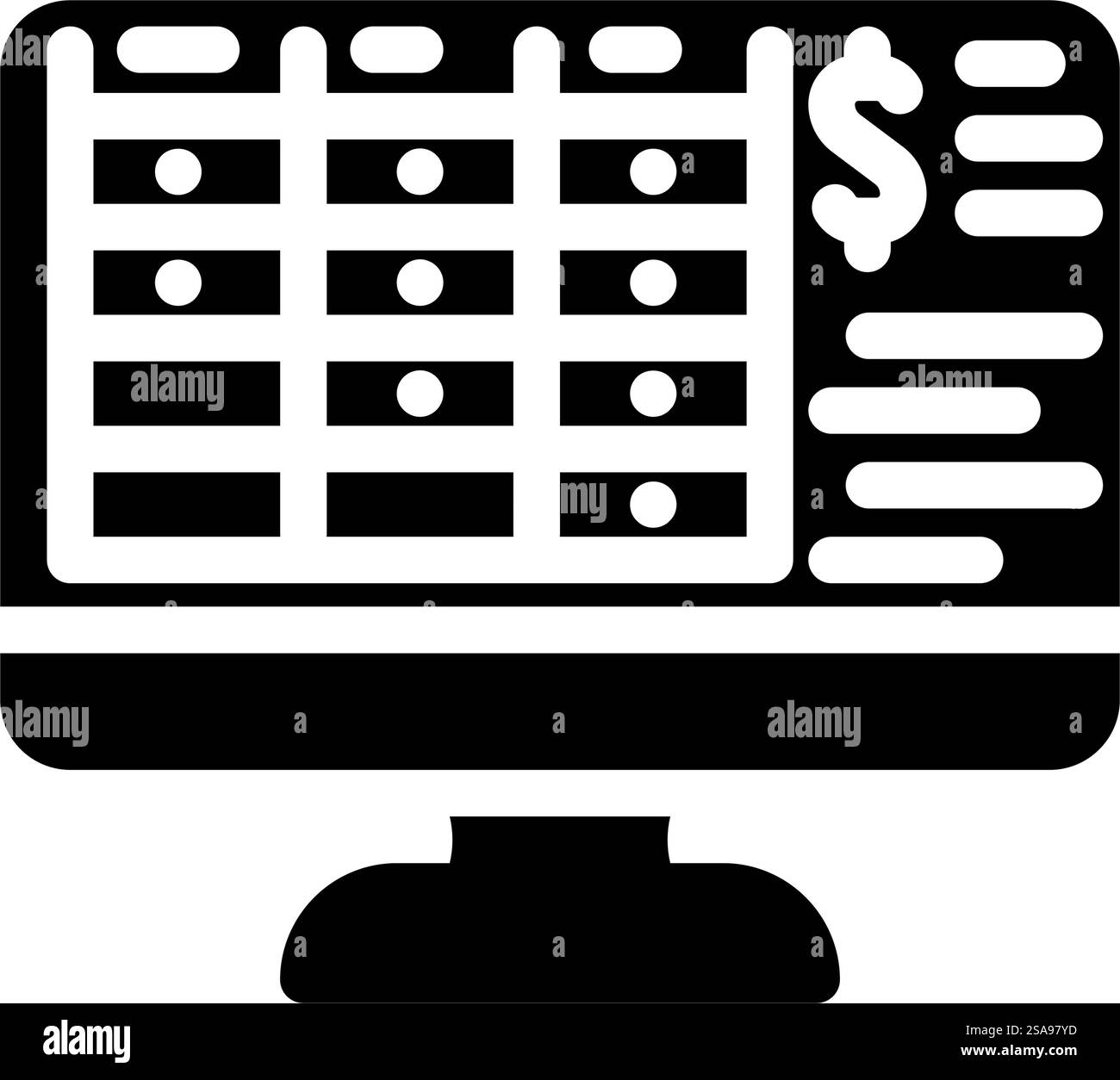 vecteur d'icône de glyphe d'opportunités de parrainage. signe des opportunités de parrainage. illustration de symbole isolé. illustration vectorielle d'icône de glyphe d'opportunités de parrainage Illustration de Vecteur