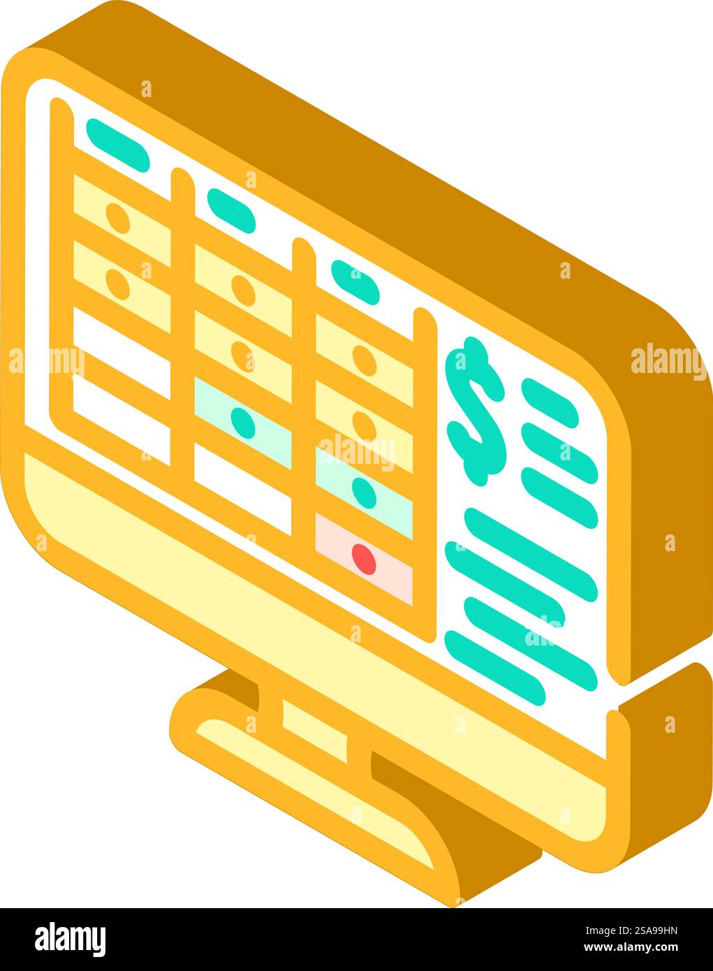 vecteur d'icône isométrique des opportunités de parrainage. signe des opportunités de parrainage. illustration de symbole isolé. illustration vectorielle d'icône isométrique d'opportunités de parrainage Illustration de Vecteur