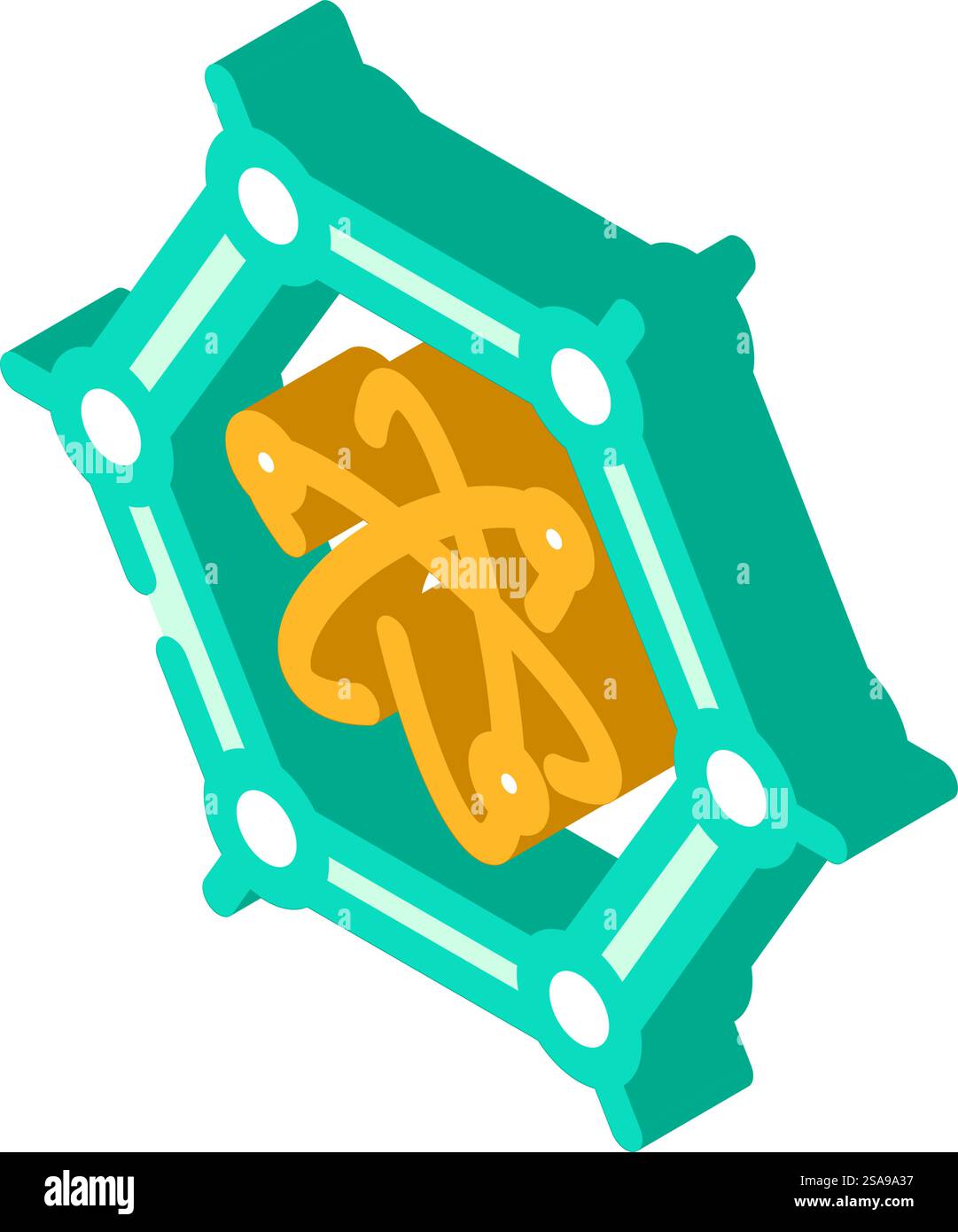 vecteur d'icône isométrique de technologie quantique de matériaux. signe de technologie quantique de matériaux. illustration de symbole isolé. illustration vectorielle d'icône isométrique de technologie quantique de matériaux Illustration de Vecteur