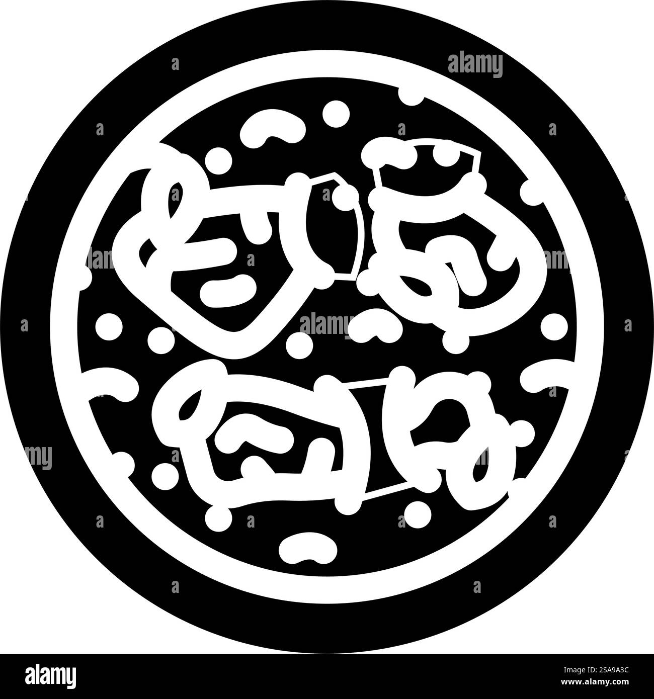 vecteur d'icône de glyphe de cuisine indienne vindaloo curry. panneau de cuisine indienne au curry vindaloo. illustration de symbole isolé. vindaloo curry cuisine indienne illustration vectorielle d'icône de glyphe Illustration de Vecteur