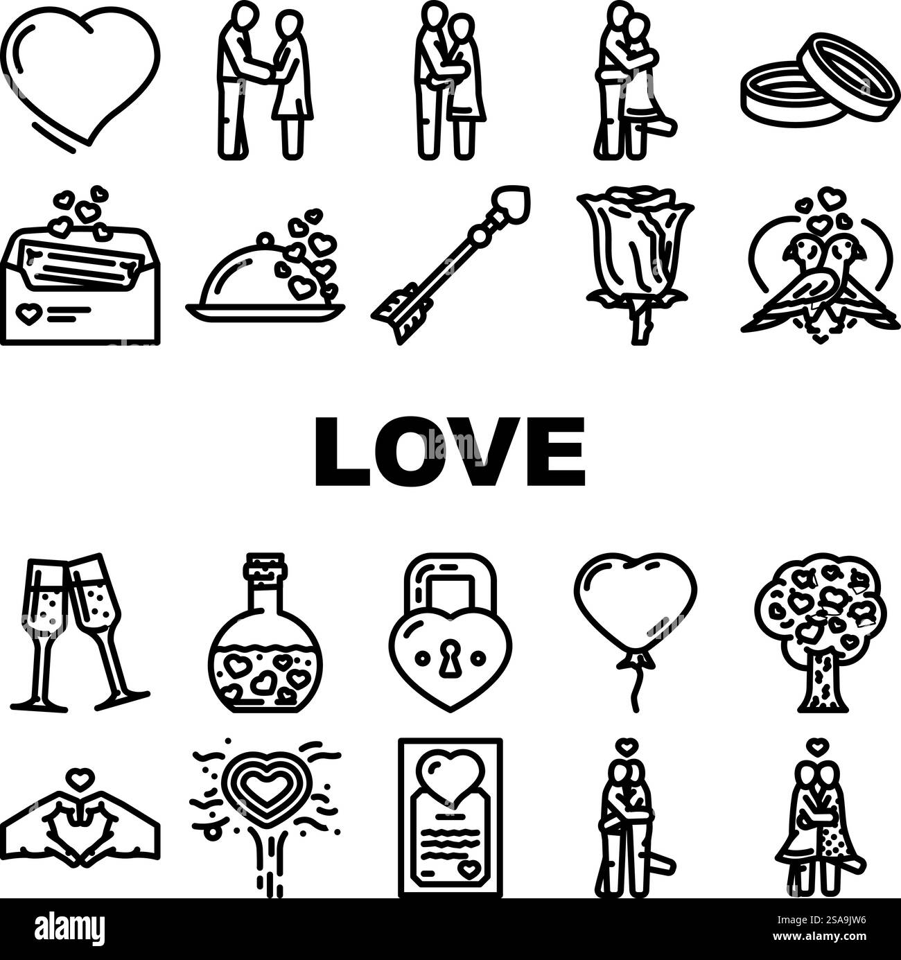 vecteur d'ensemble d'icônes de jour de la saint-valentin de forme d'amour. les gens femme, soins ensemble, style de vie social, homme heureux, couple, mariage amour coeur forme saint-valentin contour noir illustrations. vecteur d'ensemble d'icônes de jour de la saint-valentin de forme d'amour Illustration de Vecteur vecteur d'ensemble d'icônes de jour de la saint-valentin de forme d'amour. les gens femme, soins ensemble, style de vie social, homme heureux, couple, mariage amour coeur forme saint-valentin contour noir illustrations. vecteur d'ensemble d'icônes de jour de la saint-valentin de forme d'amour Illustration de Vecteur