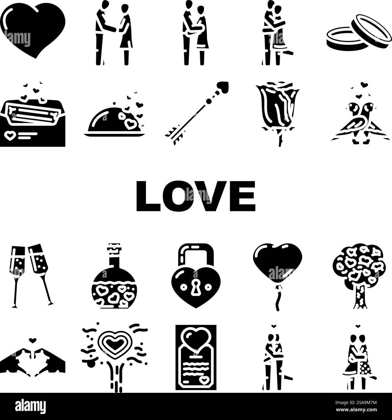 vecteur d'ensemble d'icônes de jour de la saint-valentin de forme d'amour. les gens femme, soins ensemble, style de vie social, homme heureux, couple, mariage amour coeur forme saint-valentin illustrations de pictogramme de glyphe. vecteur d'ensemble d'icônes de jour de la saint-valentin de forme d'amour Illustration de Vecteur vecteur d'ensemble d'icônes de jour de la saint-valentin de forme d'amour. les gens femme, soins ensemble, style de vie social, homme heureux, couple, mariage amour coeur forme saint-valentin illustrations de pictogramme de glyphe. vecteur d'ensemble d'icônes de jour de la saint-valentin de forme d'amour Illustration de Vecteur