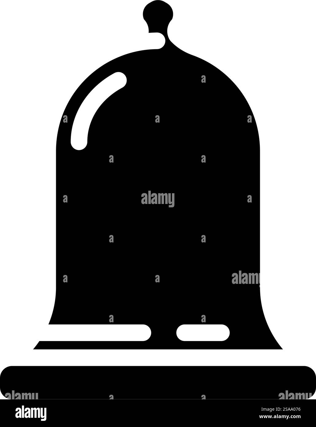 vecteur d'icône de glyphe de paquet de verre cloche. enseigne du groupe de glaces cloche. illustration de symbole isolé. illustration vectorielle d'icône de glyphe de paquet de verre cloche Illustration de Vecteur