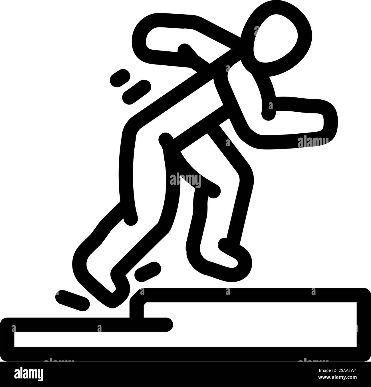 vecteur d'icône de ligne d'accident de blessure domestique splinters. éclats signe d'accident de blessure domestique. illustration noire du symbole de contour isolé. splinters illustration vectorielle d'icône de ligne d'accident de blessure domestique Illustration de Vecteur