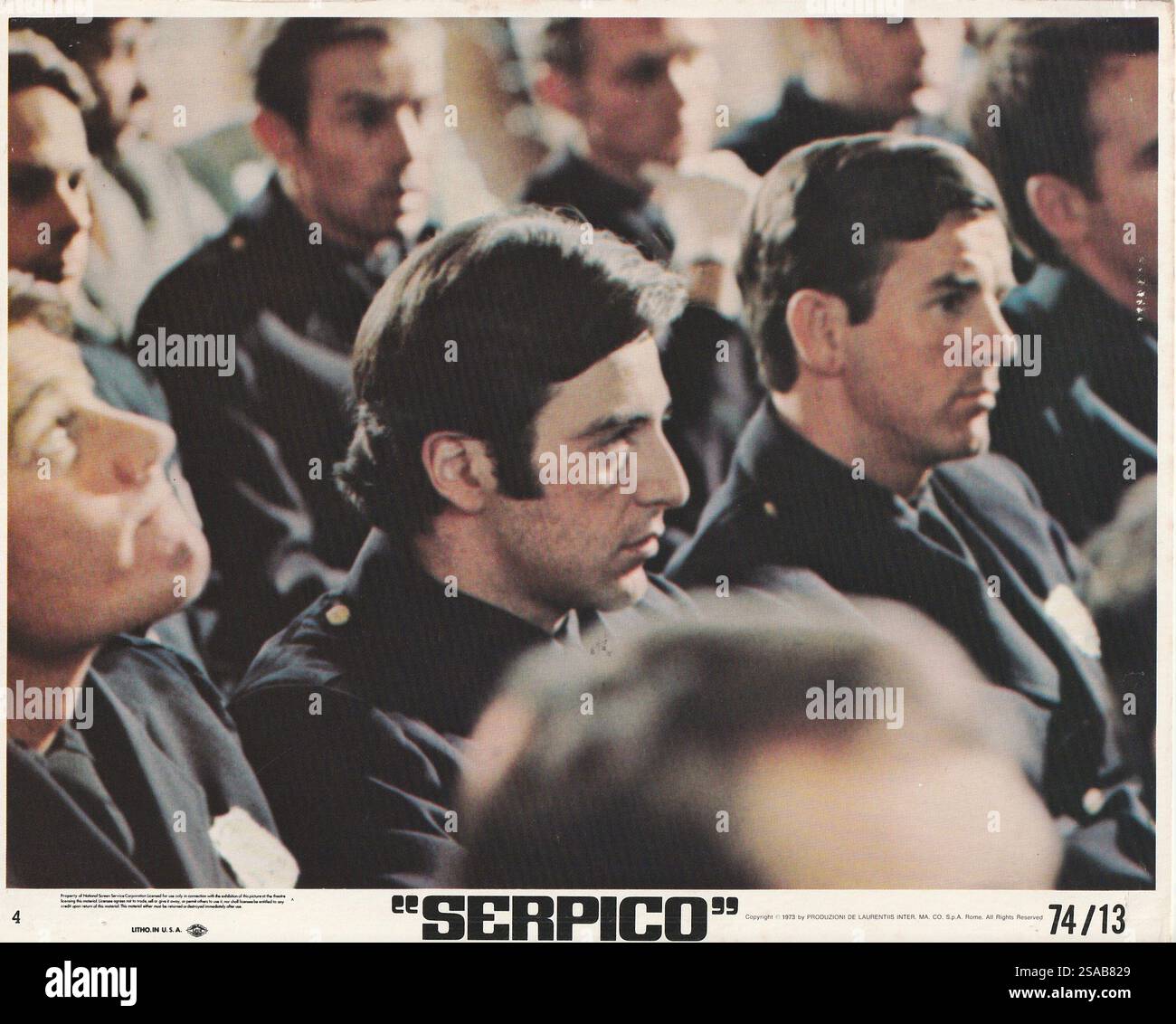 Serpico (Columbia, 1974). Al Pacino, réalisé par Sidney Lumet. Bien qu'il ait perdu l'Oscar, Pacino a reçu le meilleur acteur Golden Globe. Banque D'Images