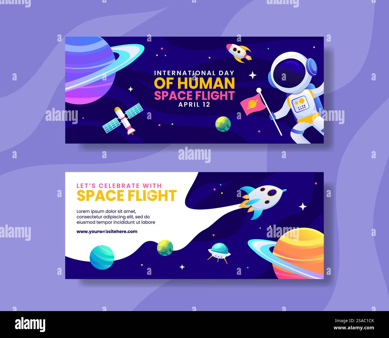 Human Space Flight horizontal Banner Flat Cartoon Hand Drawn Templates Illustration de fond Illustration de Vecteur Human Space Flight horizontal Banner Flat Cartoon Hand Drawn Templates Illustration de fond Illustration de Vecteur