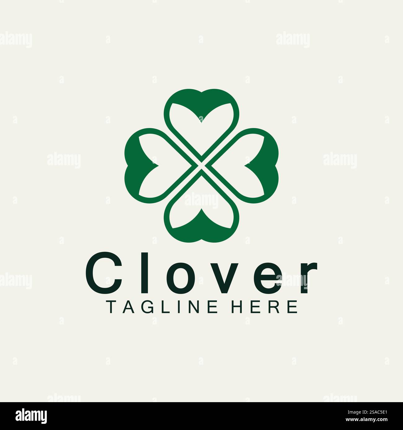 Modèle de logo Clover Leaf Illustration de Vecteur Modèle de logo Clover Leaf Illustration de Vecteur