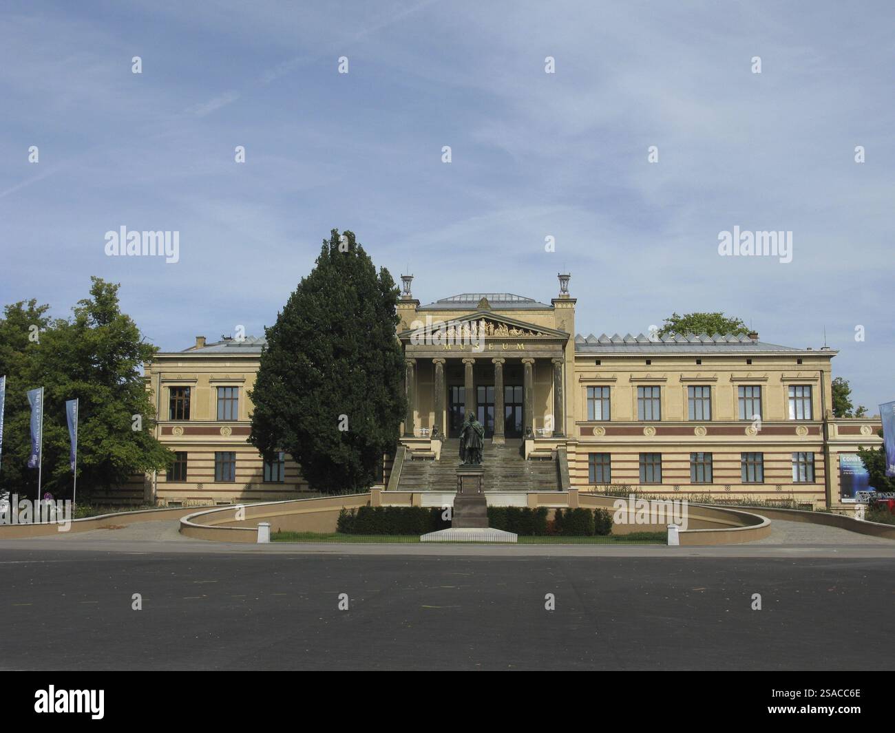 Bâtiment du musée à Schwerin Banque D'Images