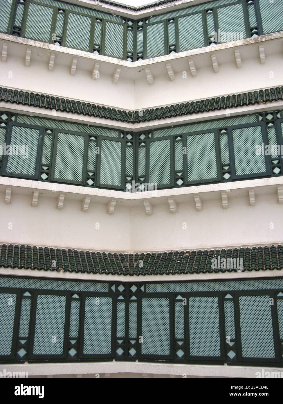 Façade de maison orientale Banque D'Images