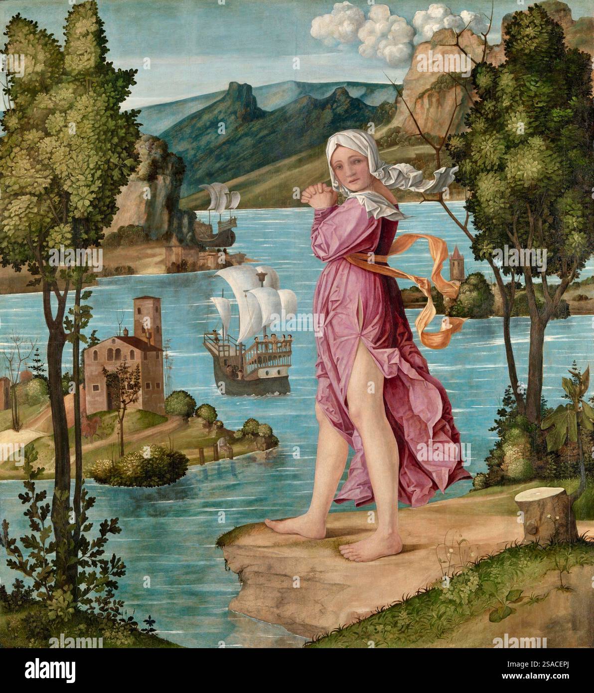 Filippo da Verona - Ariadne sur Naxos - 1510-1530 Banque D'Images