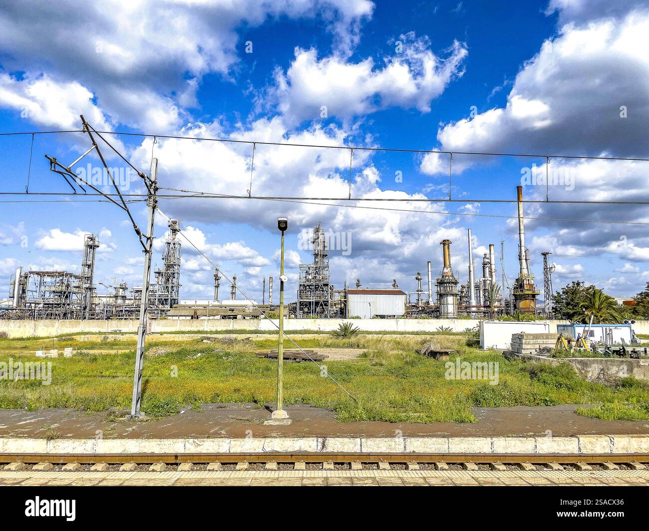 Usine à Sidi Kacem, Maroc Banque D'Images