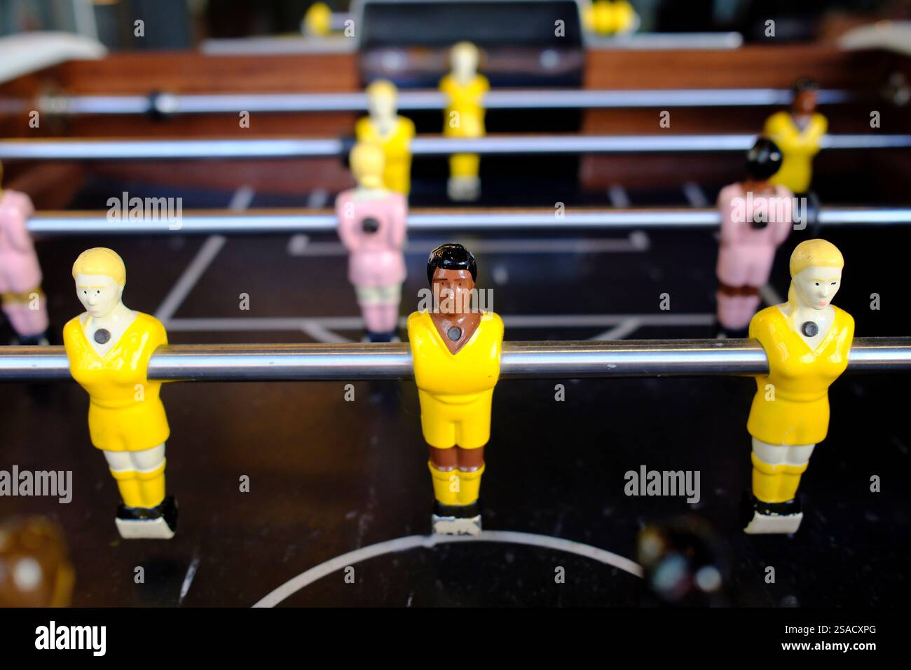 Fauteuil avec un coussin décoré d'une tête de chien. Salon. Lisbonne. Portugal. Banque D'Images