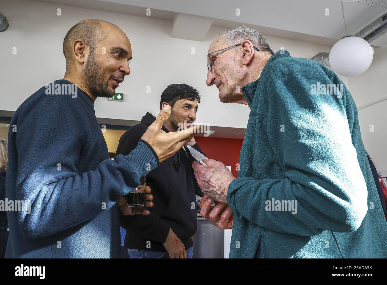 Fête de Pâques à la Maison Bakhita, Paris, France. . Banque D'Images