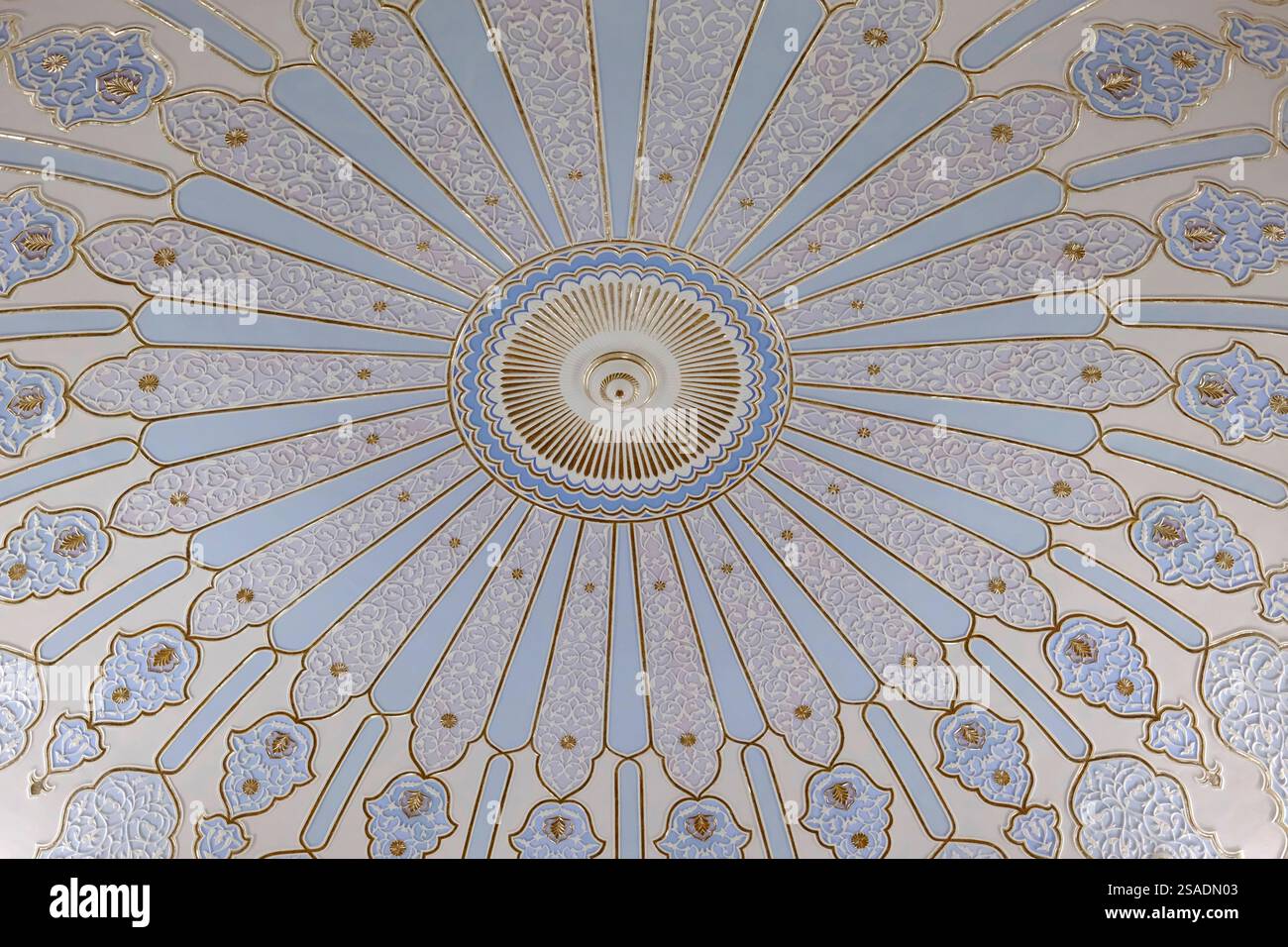 Le plafond du Musée des Arts islamiques. Kuala Lumpur. Malaisie. Banque D'Images