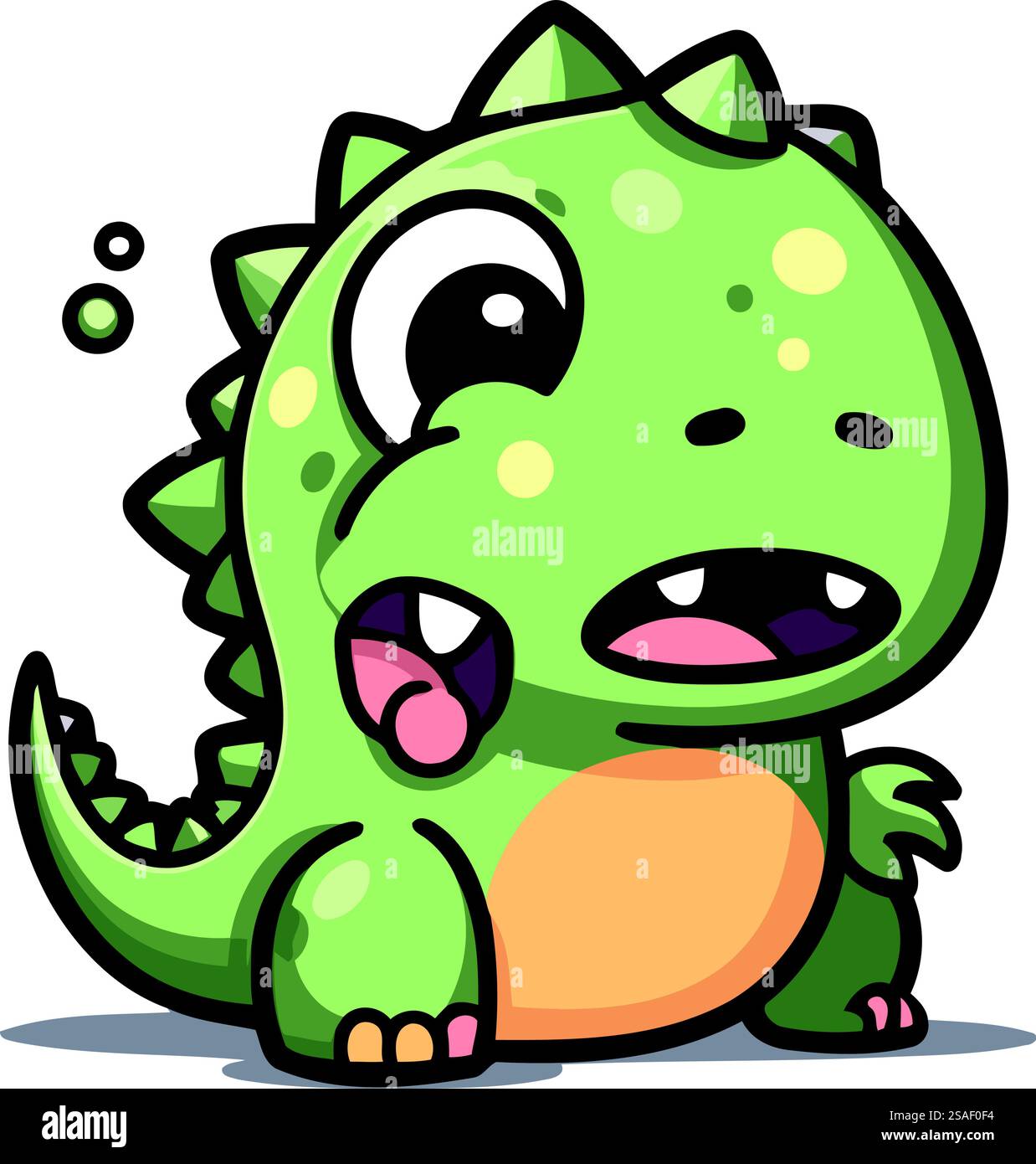 Triceratops Dinosaur Cartoon Mascot Illustration du personnage Illustration de Vecteur