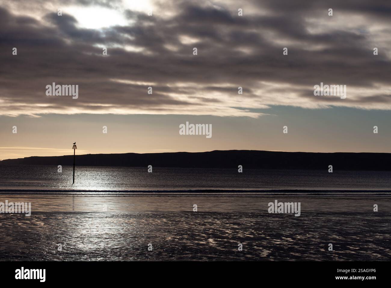 Filey Beach, côte du Yorkshire du Nord, Angleterre, Royaume-Uni Banque D'Images