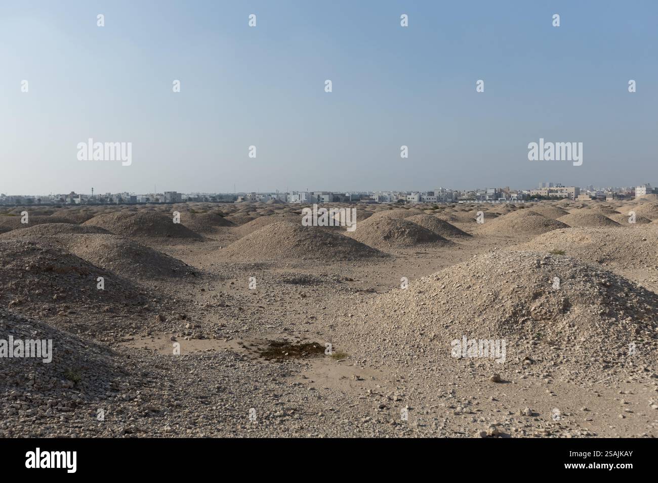 A'Ali East Burial Mound Field à Manama Bahreïn Banque D'Images