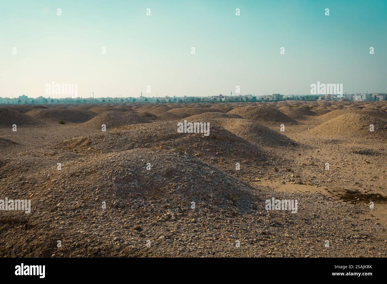 A'Ali East Burial Mound Field à Manama Bahreïn Banque D'Images