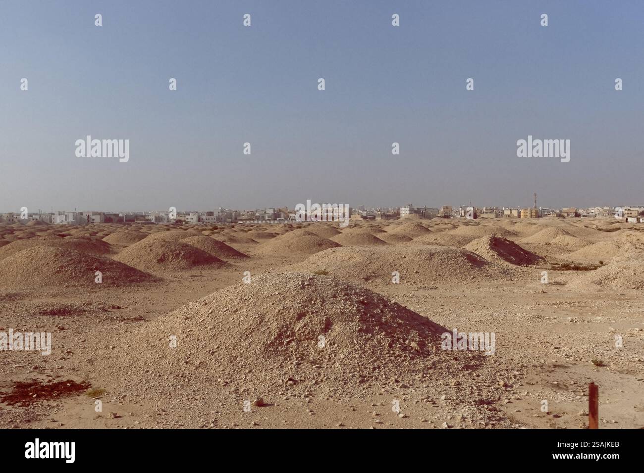 A'Ali East Burial Mound Field à Manama Bahreïn Banque D'Images