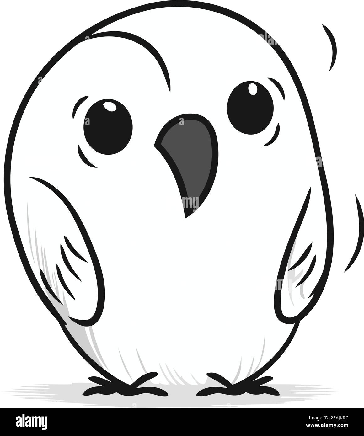 Illustration d'un mignon petit oiseau sur le vecteur de fond blanc Illustration de Vecteur Illustration d'un mignon petit oiseau sur le vecteur de fond blanc Illustration de Vecteur