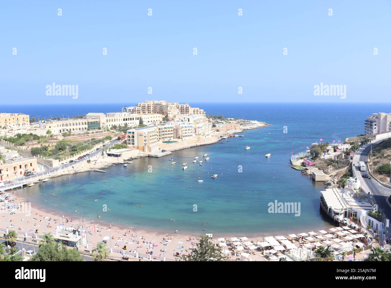 Georges' Bay, Malte Banque D'Images