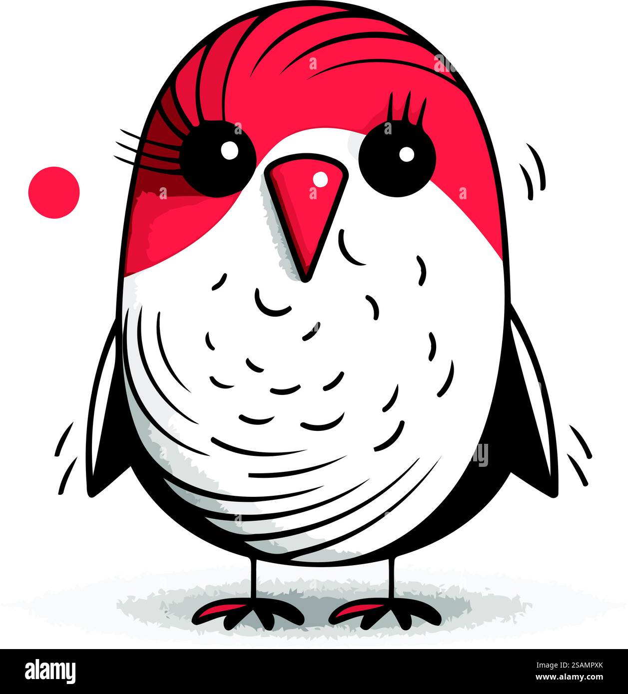 Jolie carte de noël avec bullfinch. Illustration vectorielle. Illustration de Vecteur